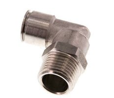 12mm x R1/2'' 90 graden L-verbinding RVS Insteekfitting Buitendraad Draaibaar FKM