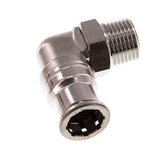 16mm x R1/2'' 90 graden L-verbinding RVS Insteekfitting Buitendraad Draaibaar FKM