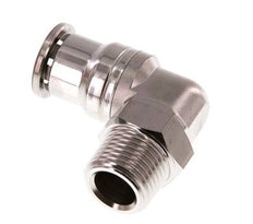 16mm x R1/2'' 90 graden L-verbinding RVS Insteekfitting Buitendraad Draaibaar FKM