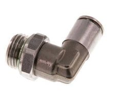 6mm x G1/4'' 90 graden L-verbinding RVS Insteekfitting Buitendraad Draaibaar FKM