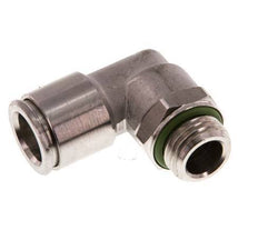 10mm x G1/4'' 90 graden L-verbinding RVS Insteekfitting Buitendraad Draaibaar FKM