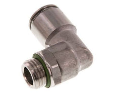 10mm x G1/4'' 90 graden L-verbinding RVS Insteekfitting Buitendraad Draaibaar FKM