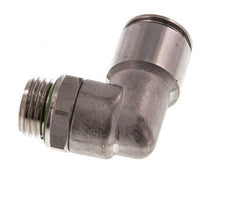 10mm x G1/4'' 90 graden L-verbinding RVS Insteekfitting Buitendraad Draaibaar FKM