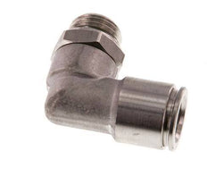 10mm x G1/4'' 90 graden L-verbinding RVS Insteekfitting Buitendraad Draaibaar FKM