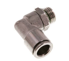 10mm x G1/4'' 90 graden L-verbinding RVS Insteekfitting Buitendraad Draaibaar FKM