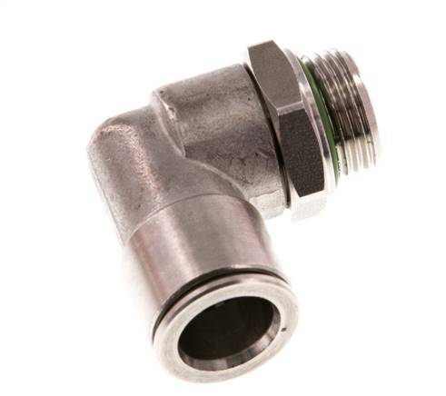 12mm x G3/8'' 90 graden L-verbinding RVS Insteekfitting Buitendraad Draaibaar FKM