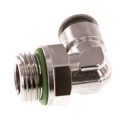 10mm x G1/2'' 90 graden L-verbinding RVS Insteekfitting Buitendraad Draaibaar FKM