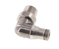 4mm x 1/8'' NPT 90 graden L-verbinding RVS Insteekfitting Buitendraad Draaibaar FKM