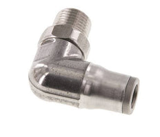 6mm x 1/8'' NPT 90 graden L-verbinding RVS Insteekfitting Buitendraad Draaibaar FKM