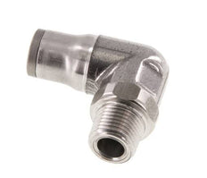 6mm x 1/8'' NPT 90 graden L-verbinding RVS Insteekfitting Buitendraad Draaibaar FKM