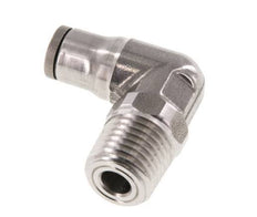 6mm x 1/4'' NPT 90 graden L-verbinding RVS Insteekfitting Buitendraad Draaibaar FKM