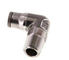 8mm x 1/4'' NPT 90 graden L-verbinding RVS Insteekfitting Buitendraad Draaibaar FKM