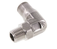 10mm x 1/4'' NPT 90 graden L-verbinding RVS Insteekfitting Buitendraad Draaibaar FKM