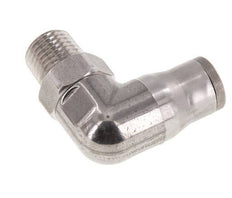 10mm x 1/4'' NPT 90 graden L-verbinding RVS Insteekfitting Buitendraad Draaibaar FKM