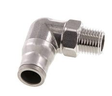 10mm x 1/4'' NPT 90 graden L-verbinding RVS Insteekfitting Buitendraad Draaibaar FKM
