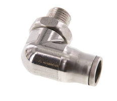 12mm x 1/4'' NPT 90 graden L-verbinding RVS Insteekfitting Buitendraad Draaibaar FKM