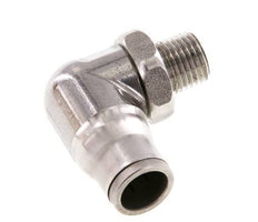 12mm x 1/4'' NPT 90 graden L-verbinding RVS Insteekfitting Buitendraad Draaibaar FKM