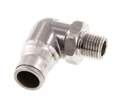 12mm x 1/4'' NPT 90 graden L-verbinding RVS Insteekfitting Buitendraad Draaibaar FKM