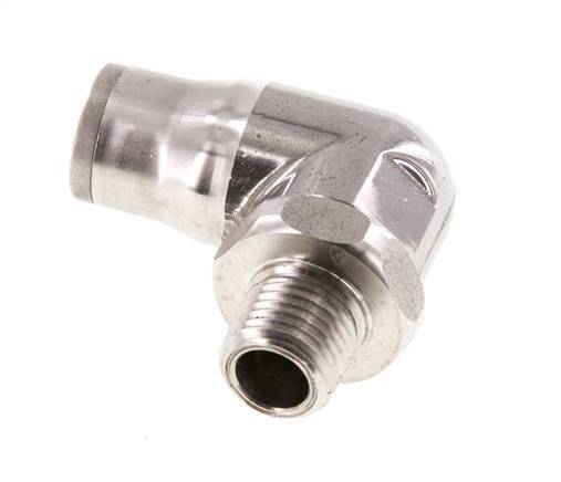 12mm x 1/4'' NPT 90 graden L-verbinding RVS Insteekfitting Buitendraad Draaibaar FKM