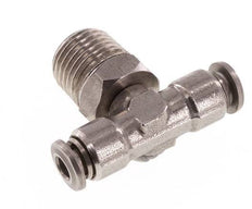 4mm x R1/4'' inline T-stuk RVS Insteekfitting Buitendraad Draaibaar FKM