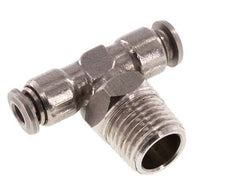4mm x R1/4'' inline T-stuk RVS Insteekfitting Buitendraad Draaibaar FKM