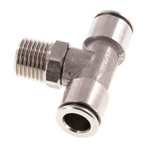 8mm x R1/4'' inline T-stuk RVS Insteekfitting Buitendraad Draaibaar FKM