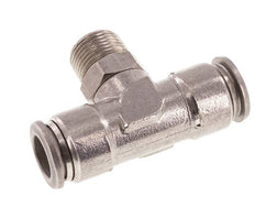 12mm x R3/8'' inline T-stuk RVS Insteekfitting Buitendraad Draaibaar FKM