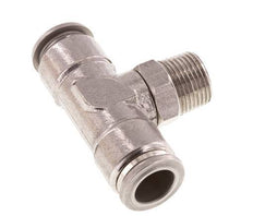 12mm x R3/8'' inline T-stuk RVS Insteekfitting Buitendraad Draaibaar FKM