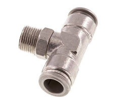 12mm x R3/8'' inline T-stuk RVS Insteekfitting Buitendraad Draaibaar FKM
