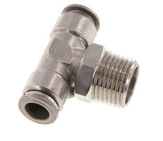 10mm x R1/2'' inline T-stuk RVS Insteekfitting Buitendraad Draaibaar FKM