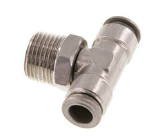 10mm x R1/2'' inline T-stuk RVS Insteekfitting Buitendraad Draaibaar FKM