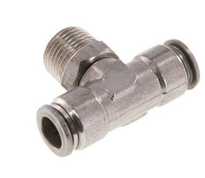 12mm x R1/2'' inline T-stuk RVS Insteekfitting Buitendraad Draaibaar FKM