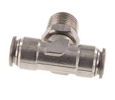12mm x R1/2'' inline T-stuk RVS Insteekfitting Buitendraad Draaibaar FKM