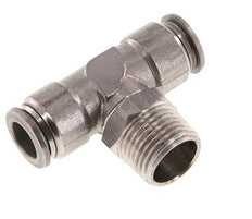 12mm x R1/2'' inline T-stuk RVS Insteekfitting Buitendraad Draaibaar FKM