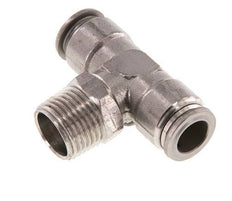 12mm x R1/2'' inline T-stuk RVS Insteekfitting Buitendraad Draaibaar FKM