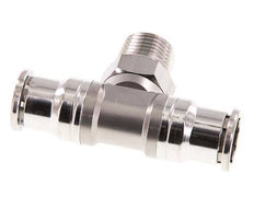 16mm x R1/2'' inline T-stuk RVS Insteekfitting Buitendraad Draaibaar FKM