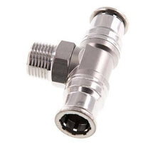 16mm x R1/2'' inline T-stuk RVS Insteekfitting Buitendraad Draaibaar FKM