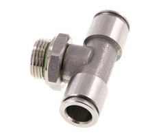 10mm x G3/8'' inline T-stuk RVS Insteekfitting Buitendraad FDA Draaibaar FKM