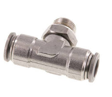 12mm x G3/8'' inline T-stuk RVS Insteekfitting Buitendraad FDA Draaibaar FKM