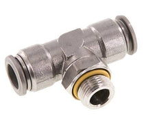 12mm x G3/8'' inline T-stuk RVS Insteekfitting Buitendraad FDA Draaibaar FKM