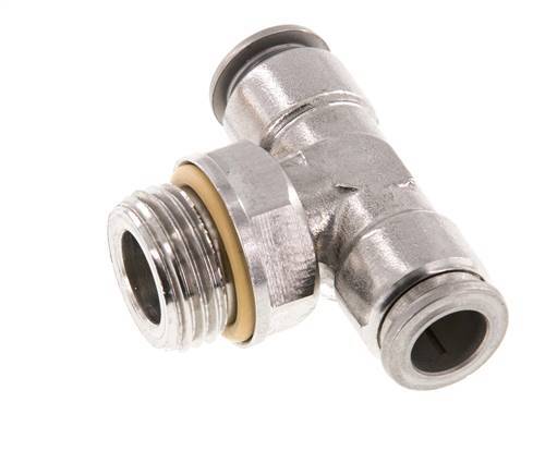 10mm x G1/2'' inline T-stuk RVS Insteekfitting Buitendraad FDA Draaibaar FKM