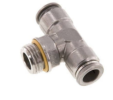 12mm x G1/2'' inline T-stuk RVS Insteekfitting Buitendraad FDA Draaibaar FKM