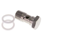 Banjobout 1-weg RVS G1/4'' Buitendraad PTFE