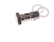 Banjobout 1-weg RVS G1/4'' Buitendraad PTFE