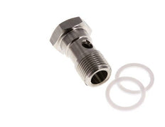 Banjobout 1-weg RVS G3/8'' Buitendraad PTFE