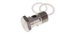 Banjobout 1-weg RVS G1/2'' Buitendraad PTFE
