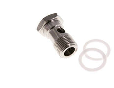 Banjobout 1-weg RVS G1/2'' Buitendraad PTFE