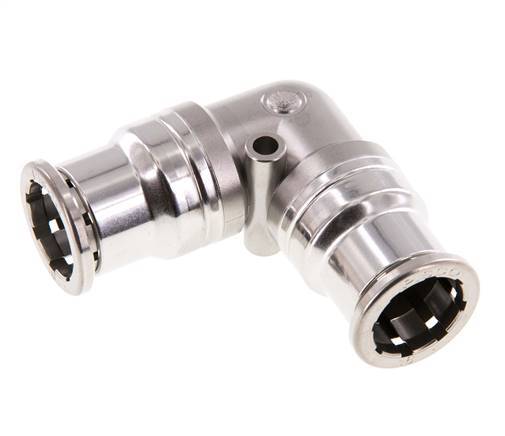 16mm 90 graden L-verbinding RVS Insteekfitting FKM