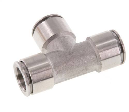 12mm T-koppeling RVS Insteekfitting FKM