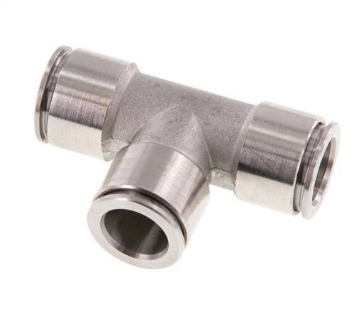 12mm T-koppeling RVS Insteekfitting FKM